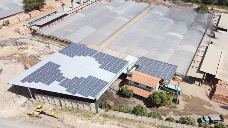Energia Solar em Papagaios - MG - Cerâmica Alves - Solar Power Energy